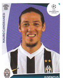 Mauro Camoranesi Juventus FC samolepka UEFA Champions League 2009/10 #31